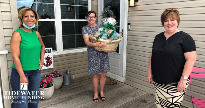 Tidewater Home Funding and Virginia Housing Celebrate First-Time Homebuyer, Anne Griggs