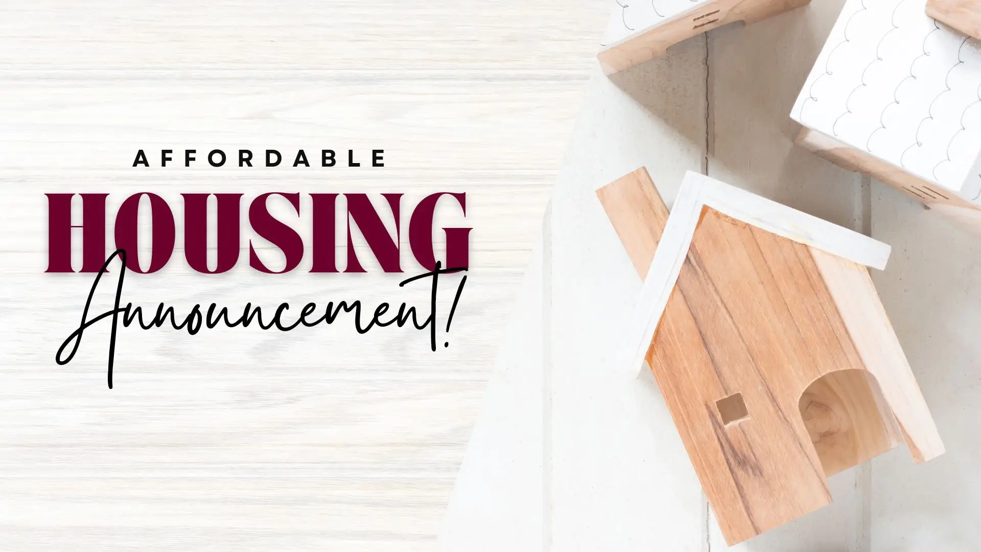 Additional Affordable Housing Funding Available
