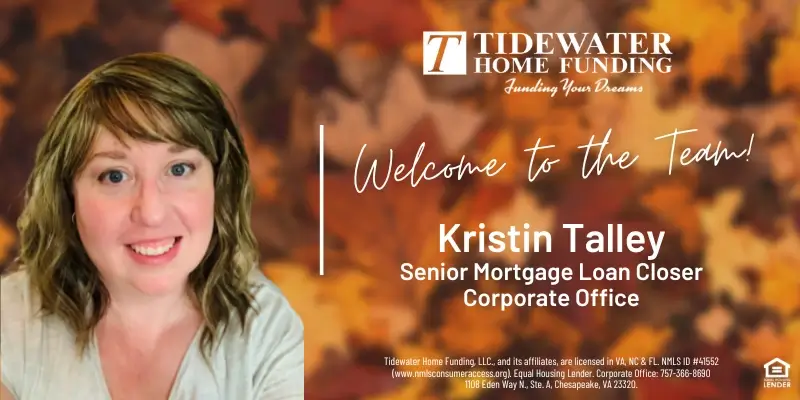Kristen Talley Joins Tidewater Home Funding’s Operations Team